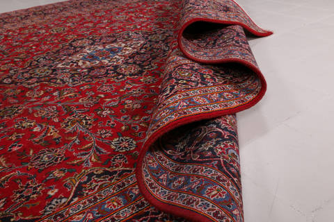Mashad Red Hand Knotted 97 X 1211 Area Rug 99-111379 Image 15