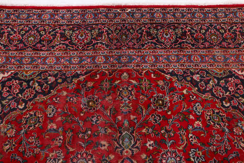 Mashad Red Hand Knotted 97 X 1211 Area Rug 99-111379 Image 5