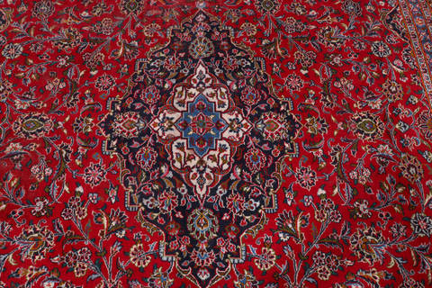 Mashad Red Hand Knotted 97 X 1211 Area Rug 99-111379 Image 7