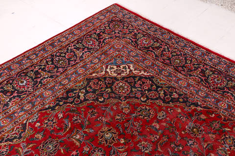 Mashad Red Hand Knotted 97 X 1211 Area Rug 99-111379 Image 9