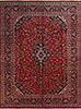 Mashad Red Hand Knotted 97 X 1211  Area Rug 99-111379 Thumb 0