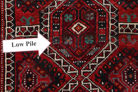 Ghoochan Red Hand Knotted 65 X 105 Area Rug 99-111384 Image 12