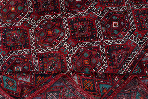 Ghoochan Red Hand Knotted 65 X 105 Area Rug 99-111384 Image 13