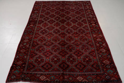Ghoochan Red Hand Knotted 65 X 105 Area Rug 99-111384 Image 1