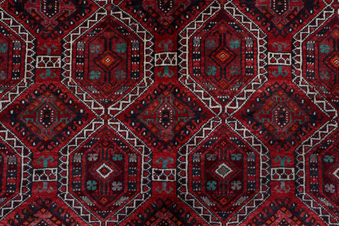 Ghoochan Red Hand Knotted 65 X 105 Area Rug 99-111384 Image 6