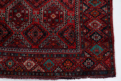 Ghoochan Red Hand Knotted 65 X 105 Area Rug 99-111384 Image 7