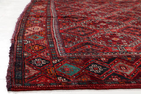 Ghoochan Red Hand Knotted 65 X 105 Area Rug 99-111384 Image 8
