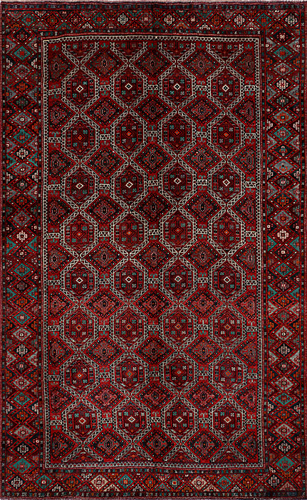 Ghoochan Red Hand Knotted 65 X 105 Area Rug 99-111384 Image 0