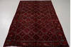 Ghoochan Red Hand Knotted 65 X 105  Area Rug 99-111384 Thumb 1
