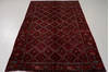 Ghoochan Red Hand Knotted 65 X 105 Area Rug 99-111384 Thumb 1