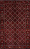 Ghoochan Red Hand Knotted 65 X 105  Area Rug 99-111384 Thumb 0