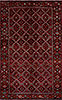 Ghoochan Red Hand Knotted 65 X 105 Area Rug 99-111384 Thumb 0