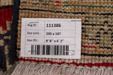 Tabriz Red Hand Knotted 62 X 98  Area Rug 99-111386 Image 16