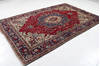 Tabriz Red Hand Knotted 65 X 98  Area Rug 99-111387 Thumb 4