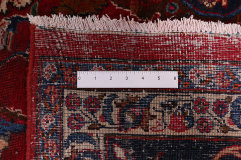 Mashad Red Hand Knotted 96 X 131 Area Rug 99-111394 Image 14