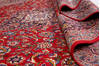 Kashan Red Hand Knotted 99 X 131 Area Rug 99-111401 Thumb 12