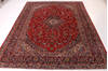 Kashan Red Hand Knotted 99 X 131  Area Rug 99-111401 Thumb 2