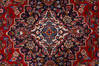 Kashan Red Hand Knotted 99 X 131  Area Rug 99-111401 Thumb 5