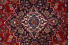 Kashan Red Hand Knotted 99 X 131 Area Rug 99-111401 Thumb 5