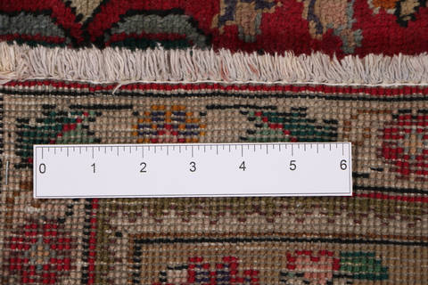 Tabriz Red Hand Knotted 31 X 43  Area Rug 99-111405 Image 13