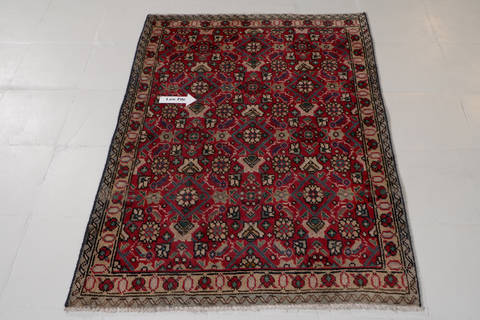 Tabriz Red Hand Knotted 34 X 48 Area Rug 99-111406 Image 10