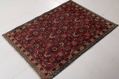 Tabriz Red Hand Knotted 34 X 48 Area Rug 99-111406 Image 3