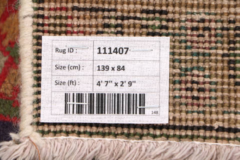 Jaipur Red Hand Knotted 29 X 47 Area Rug 99-111407 Image 13
