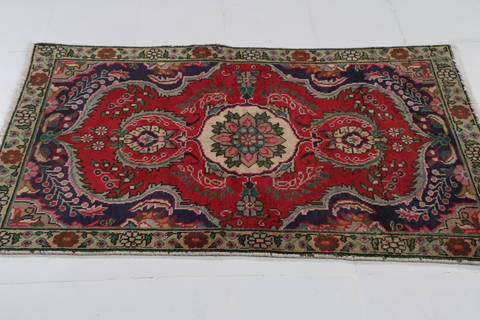 Jaipur Red Hand Knotted 29 X 47 Area Rug 99-111407 Image 4