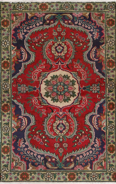 Jaipur Red Hand Knotted 29 X 47 Area Rug 99-111407 Image 0