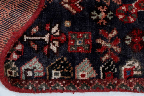 Shiraz Red Hand Knotted 33 X 48  Area Rug 99-111410 Image 12