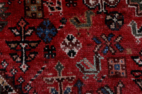 Shiraz Red Hand Knotted 33 X 48  Area Rug 99-111410 Image 7
