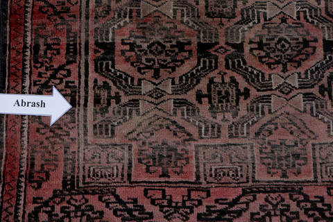 Baluch Red Hand Knotted 29 X 48 Area Rug 99-111412 Image 10