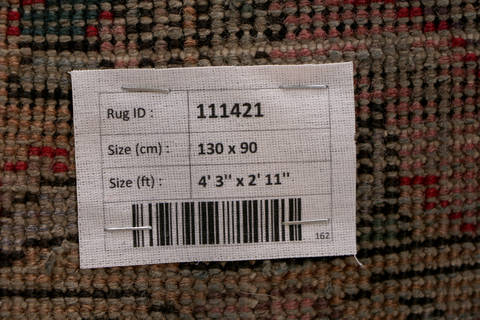 Tabriz Red Hand Knotted 211 X 43  Area Rug 99-111421 Image 12