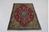 Tabriz Red Hand Knotted 32 X 49  Area Rug 99-111422 Thumb 1