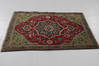 Tabriz Red Hand Knotted 32 X 49  Area Rug 99-111422 Thumb 4