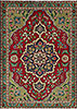 Tabriz Red Hand Knotted 32 X 49  Area Rug 99-111422 Thumb 0