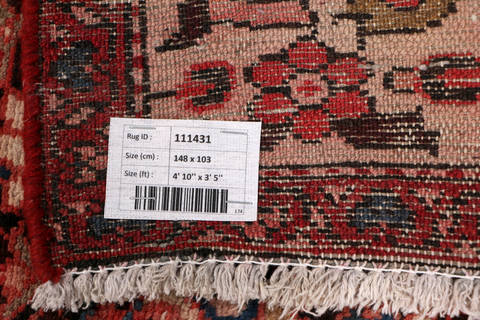Hamedan Blue Hand Knotted 35 X 410 Area Rug 99-111431 Image 12