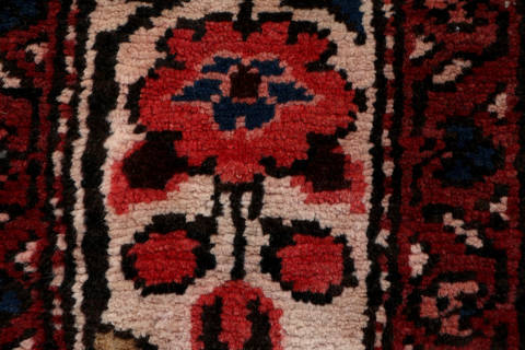 Hamedan Blue Hand Knotted 35 X 410 Area Rug 99-111431 Image 6