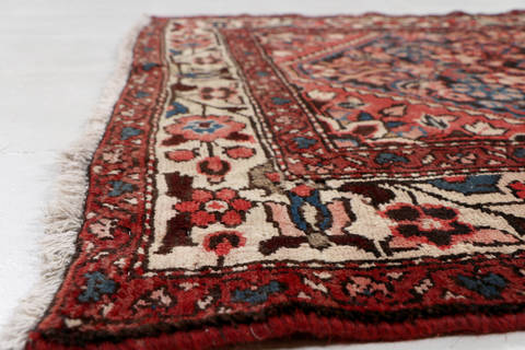 Hamedan Blue Hand Knotted 35 X 410 Area Rug 99-111431 Image 8