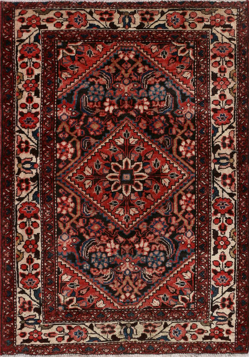 Hamedan Blue Hand Knotted 35 X 410 Area Rug 99-111431 Image 0