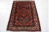 Hamedan Blue Hand Knotted 35 X 410 Area Rug 99-111431 Thumb 1