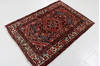 Hamedan Blue Hand Knotted 35 X 410 Area Rug 99-111431 Thumb 2