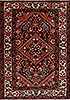 Hamedan Blue Hand Knotted 35 X 410 Area Rug 99-111431 Thumb 0