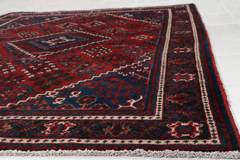 Joshaghan Red Hand Knotted 46 X 67 Area Rug 99-111449 Image 10