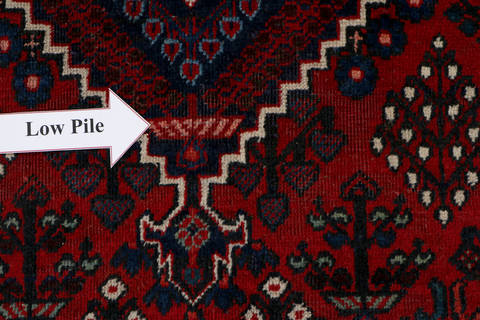 Joshaghan Red Hand Knotted 46 X 67 Area Rug 99-111449 Image 12