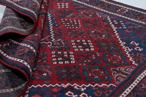 Joshaghan Red Hand Knotted 46 X 67 Area Rug 99-111449 Image 13