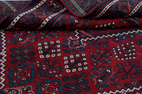 Joshaghan Red Hand Knotted 46 X 67 Area Rug 99-111449 Image 14