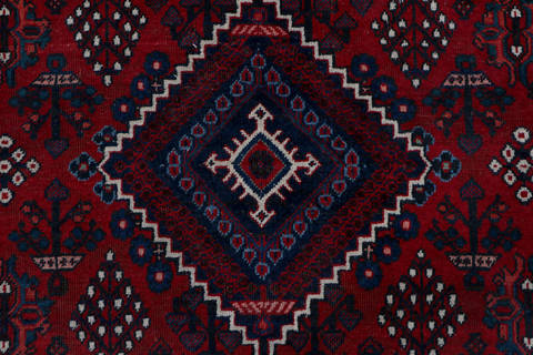 Joshaghan Red Hand Knotted 46 X 67 Area Rug 99-111449 Image 6