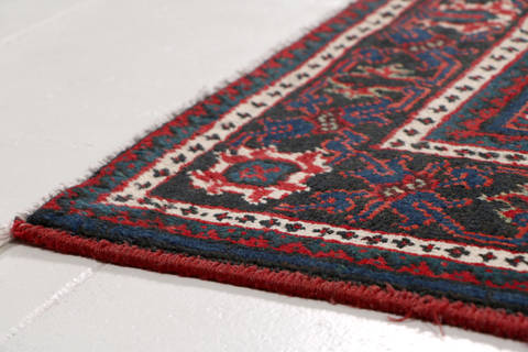 Joshaghan Red Hand Knotted 46 X 67 Area Rug 99-111449 Image 9