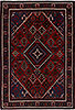 Joshaghan Red Hand Knotted 46 X 67  Area Rug 99-111449 Thumb 0